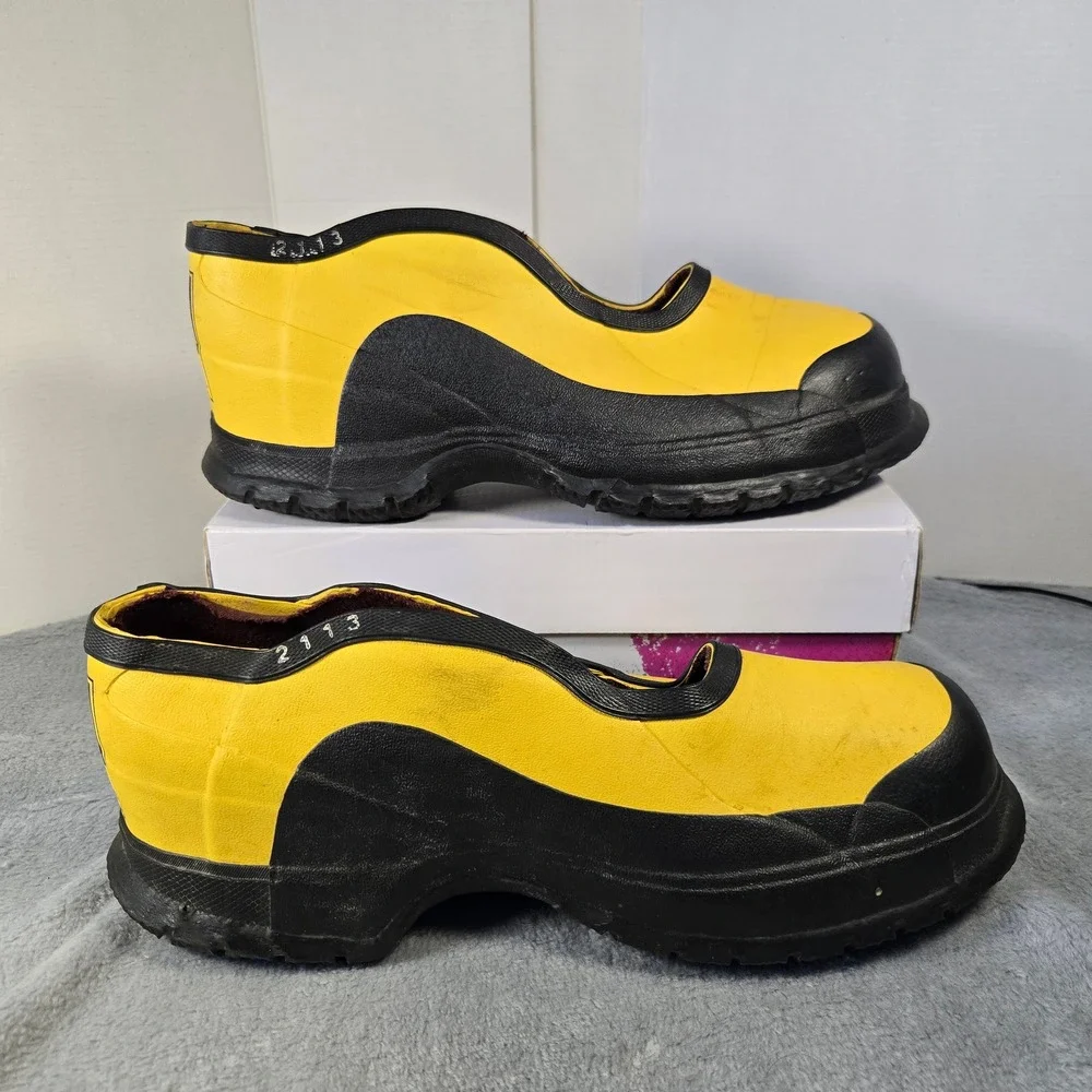 Servus by Honeywell Super Dielectric Electrical Hazard Overshoes Mens 11 Yellow